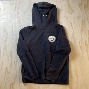Pittsburgh Steelers Hoodie Womens XL Black NFL Football Junk Food Sweatshirt